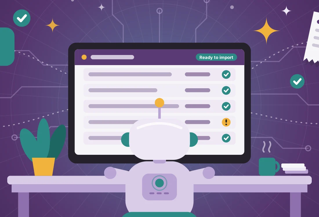 The BookkeepMate bot reading client documents